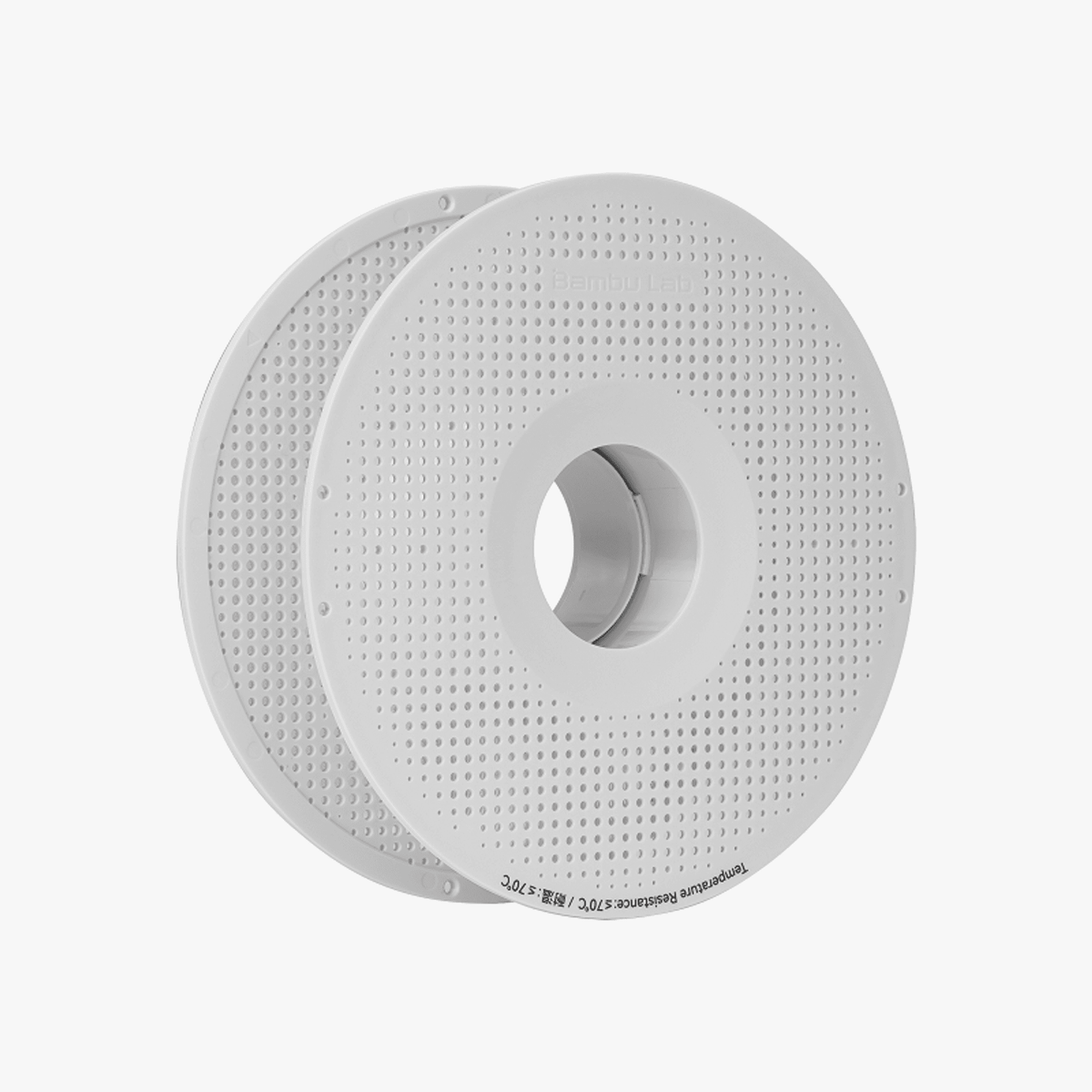 NEX3D Bambu reusable spool for 3D printing filament, eco-friendly and durable spool with a compact design.