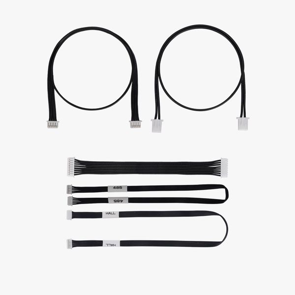 Bambu Lab AMS cable pack 5-in-1 with multiple connectors for 3D printer accessory compatibility, part of Bambu Lab AMS parts.