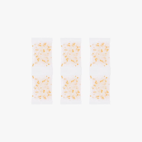 Bambu Lab AMS parts desiccant packet for moisture control in 3D printer filament storage.