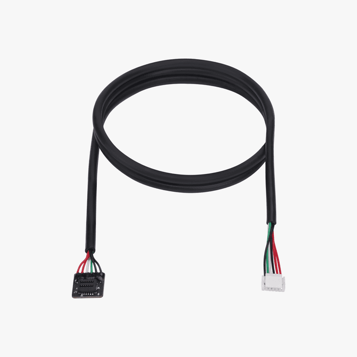 Bambu Lab P1S Series Toolhead Cable, black flexible filament cable for 3D printer toolhead connection.