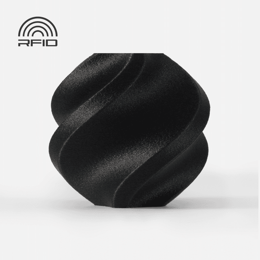 Bambu Lab PAHT-CF Filament - Black 3D-printed color sample