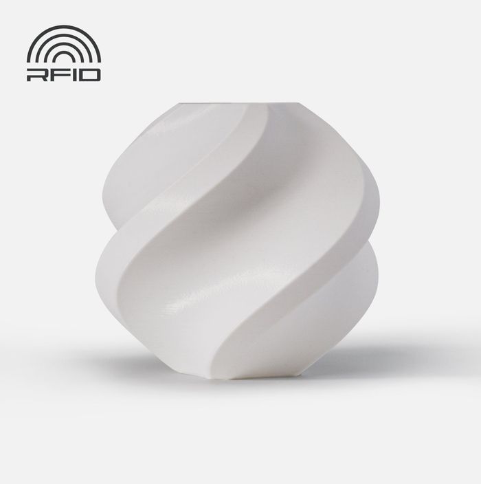 Bambu Lab PC Filament - White 3D-printed color sample