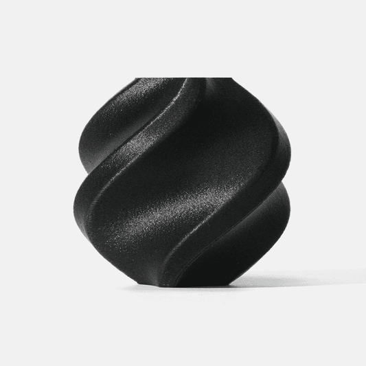 Bambu Lab PET-CF Filament - Black 3D-printed color sample
