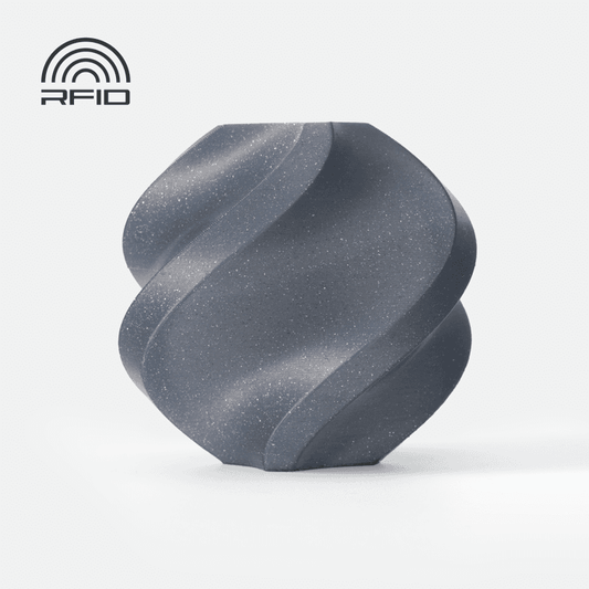 Bambu PLA Sparkle - Slate Gray 3D-printed color sample