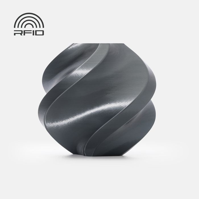 Bambu PLA Silk+-Titan Gray – Filament from Bambu Lab Canada, available through NEX3D