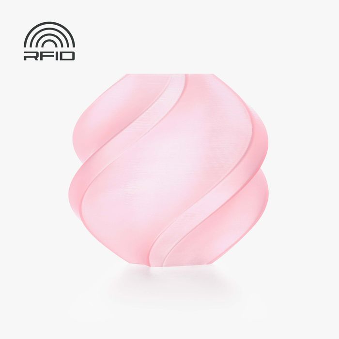 Bambu Lab PLA Translucent - cherry-pink-13211 3D-printed color sample