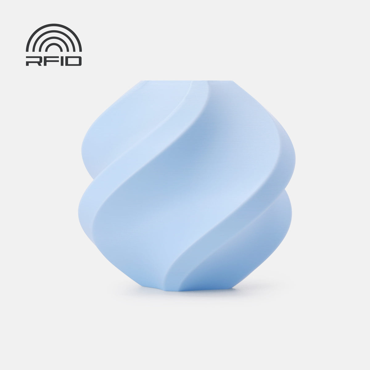 Bambu Lab PETG Matte Filament spool showing gray, textured filament suitable for 3D printing with a matte finish.
