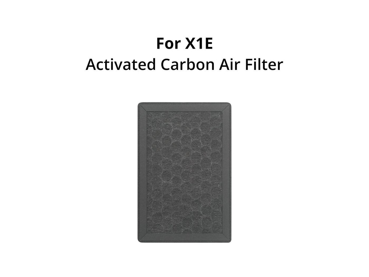 NEX3D Bambu Lab Activated Carbon Air Filter for X1E 3D printer, showing the cylindrical filter with carbon media element.