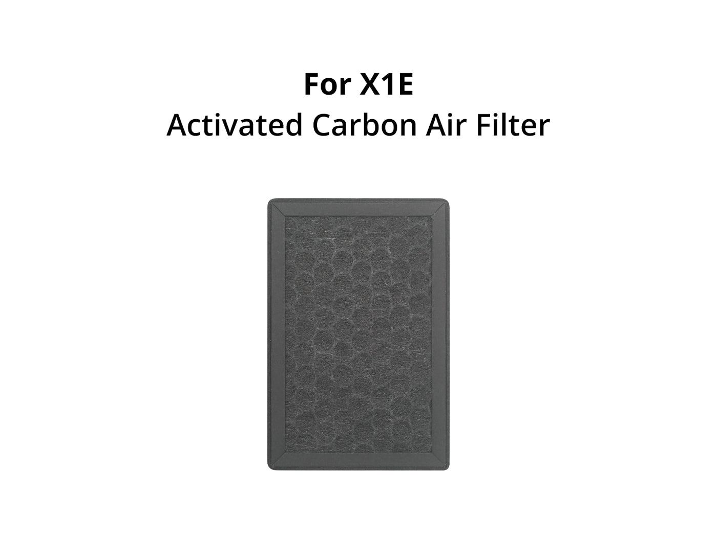 NEX3D Bambu Lab Activated Carbon Air Filter for X1E 3D printer, showing the cylindrical filter with carbon media element.