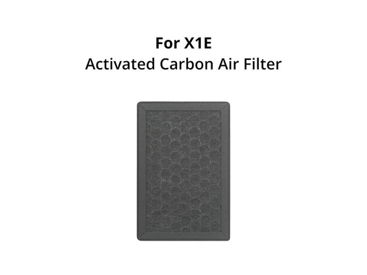 NEX3D Bambu Lab Activated Carbon Air Filter for X1E 3D printer, showing the cylindrical filter with carbon media element.