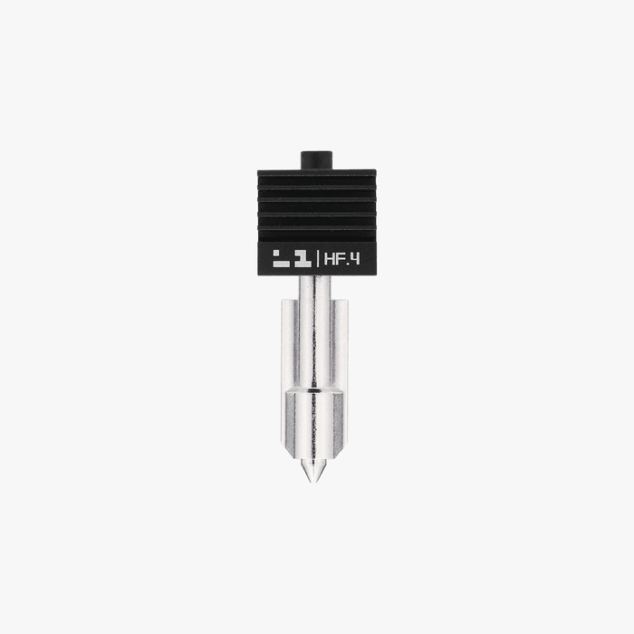 NEX3D Bambu High Flow Hotend H2 Series with metal components and cooling fins for 3D printing.