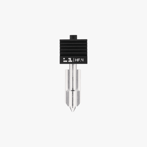 NEX3D Bambu High Flow Hotend H2 Series with metal components and cooling fins for 3D printing.