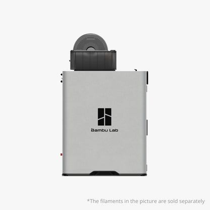 Bambu Lab H2S Series H2S-7 3D printer with AMS 2 Pro auto material system, showcasing the sleek design and printing components.