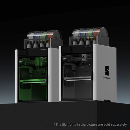 Bambu Lab H2S Series H2S-9-1 3D printer with AMS 2 Pro automatic material system, featuring a sleek design and advanced features.