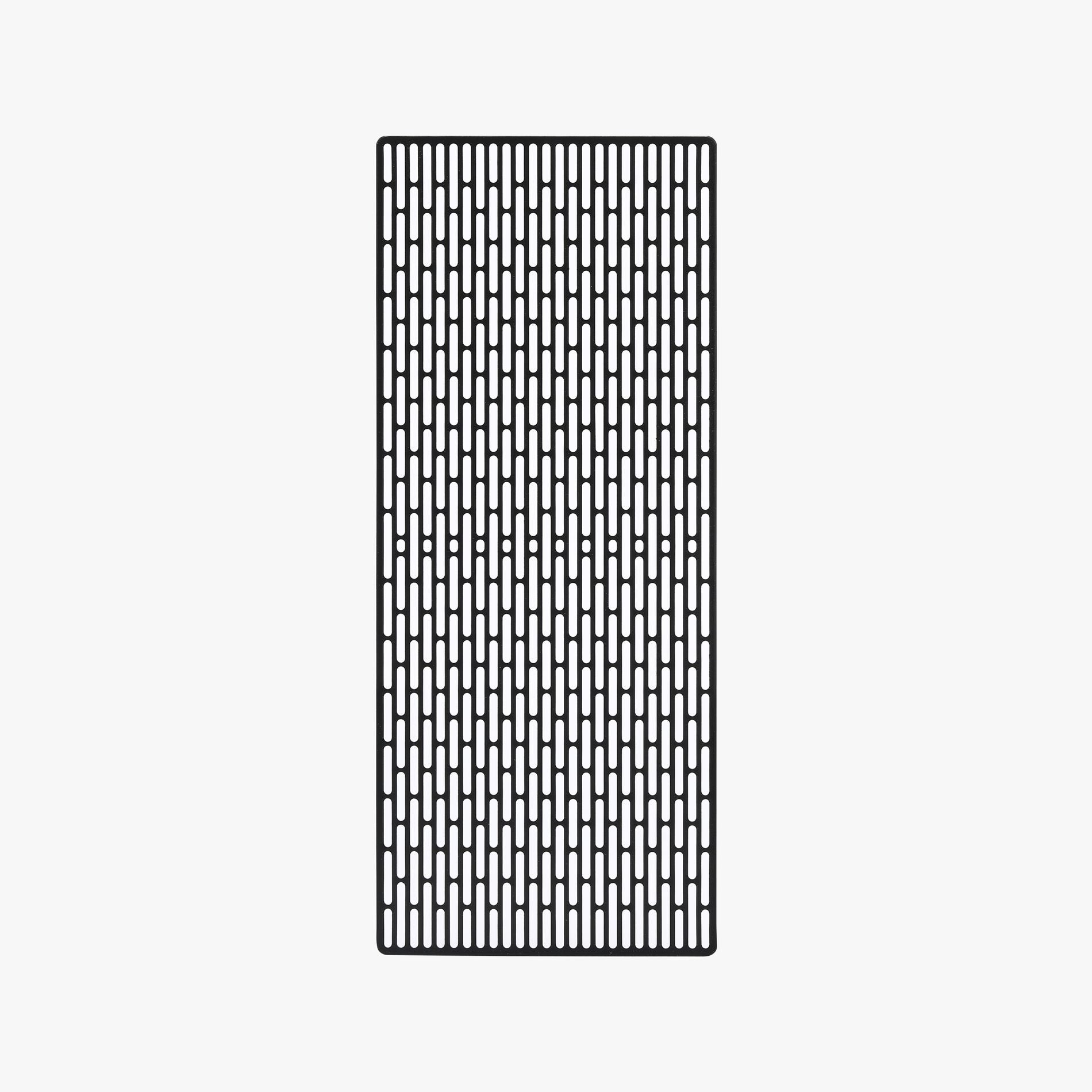 NEX3D laser grid panel showcasing precise, detailed laser cutting design on a sleek metal surface.
