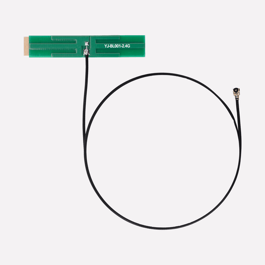 Bambu Lab WiFi antenna for 3D printers, shown as a small black component with connector port for Bambu Lab printer parts.