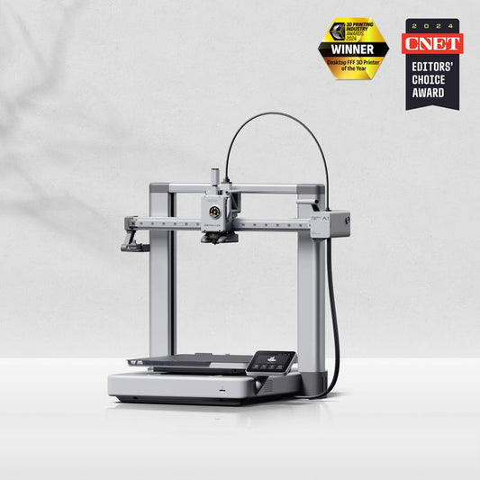 Bambu Lab A1 Series 3D printer with sleek design and open-frame build, showcasing the Bambu Lab A1 3D printer model.
