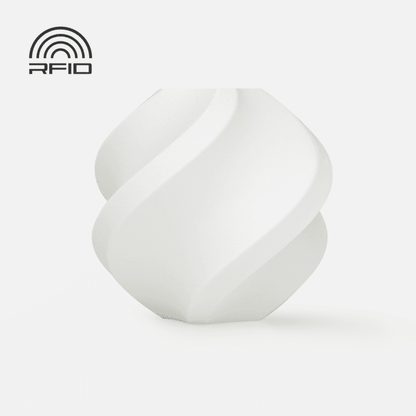 Bambu ABS-GF - White 3D-printed color sample
