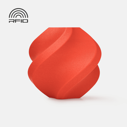 Bambu ABS-GF - Red 3D-printed color sample