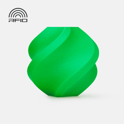 Bambu ABS-GF - Green 3D-printed color sample