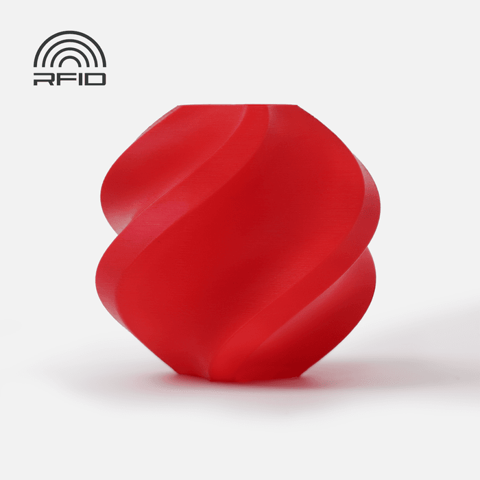 Bambu ABS - Red 3D-printed color sample
