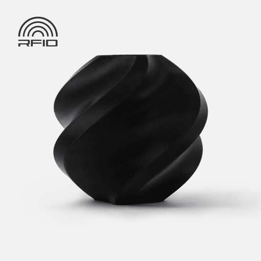 Bambu ABS - Black 3D-printed color sample