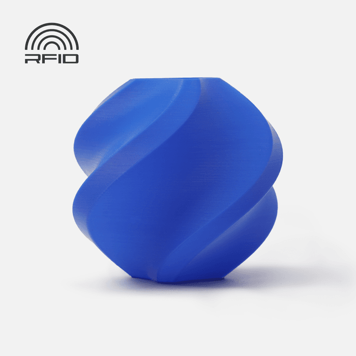 Bambu ABS - Blue 3D-printed color sample