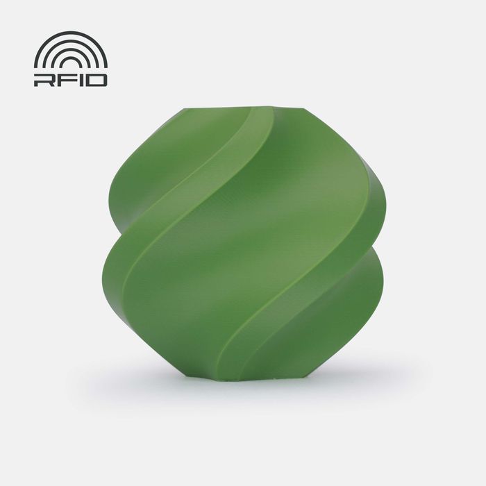 Bambu ABS - Olive 3D-printed color sample