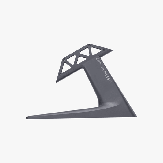 Bambu Lab AMS Lite Stand for after-sales service parts, black plastic support for 3D printer maintenance and stability.