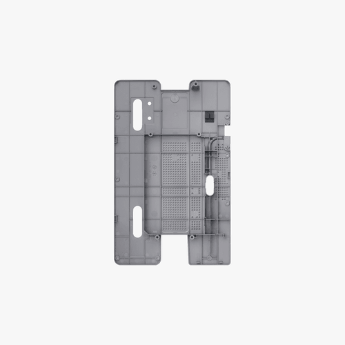 Bambu Lab A1 Mini Base after-sales service part, black plastic component for 3D printer repair or replacement.