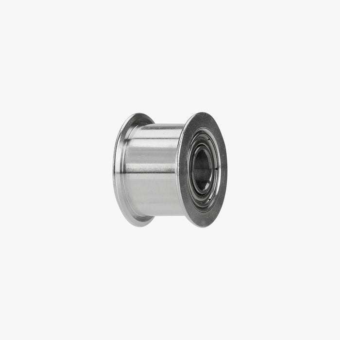Bambu Lab A1 Mini X/Y-Axis pulley, after-sales service part, showing the small, precise 3D printer component with metal and plastic details