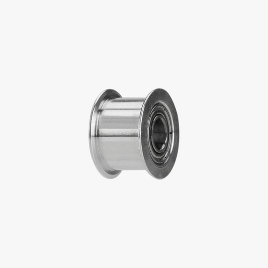 Bambu Lab A1 Mini X/Y-Axis pulley, after-sales service part, showing the small, precise 3D printer component with metal and plastic details