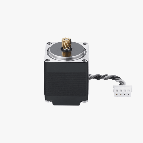 Bambu Lab A1 Series Extruder Motor, after-sales service part for 3D printer, shown in a close-up image.