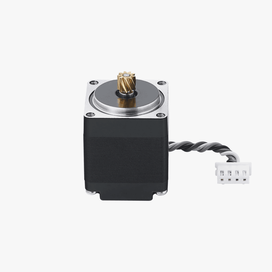 Bambu Lab A1 Series Extruder Motor, after-sales service part for 3D printer, shown in a close-up image.