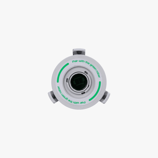 Green Bambu Lab AMS Rotary Spool Holder for AMS Lite Parts, designed to securely hold 3D printer filament spools.
