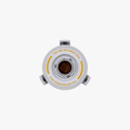 Bambu Lab AMS Rotary Spool Holder in yellow, lightweight AMS Lite 3D printer part for filament management.