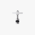 Bambu Lab AMS Active Extrusion Wheel Assembly showing the detailed black plastic extrusion wheel for 3D printer.