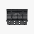 Bambu Lab AMS Main Frame V3 for 3D printers, showcasing the durable black frame with mounting points and structural components.