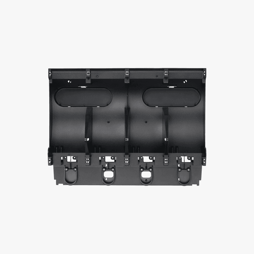 Bambu Lab AMS Main Frame V3 for 3D printers, showcasing the durable black frame with mounting points and structural components.