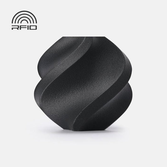 Bambu ASA-CF-Black - Black 3D-printed color sample