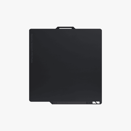 Bambu Lab Bambu Smooth PEI Plate for 3D printer build plates, showing a clear, smooth PEI surface for optimal filament adhesion.