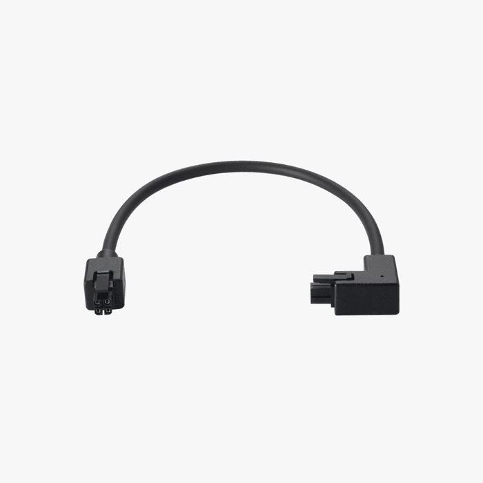 Bambu Lab Bambu Bus Cable 4-pin, a black cable with connectors on both ends, used for data transfer and device connections.