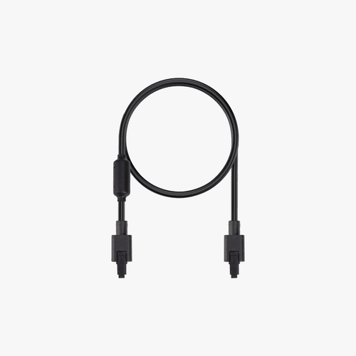 Bambu Lab AMS Lite 4-pin cable for 3D printers, showing the black cable with connectors on each end.