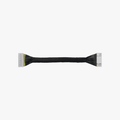 Bambu Lab Display Connector Cable for P1 Series 3D printers, black cable with connectors at both ends, designed for easy connection.