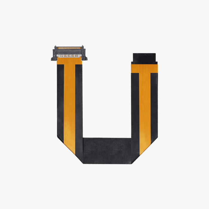 Bambu Lab Display Connector Flex Cable for X1 3D printer, black flexible cable connecting display components.