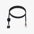 Bambu Lab Toolhead Cable for P1P Series 3D printer, black flexible cable connecting toolhead to printer.