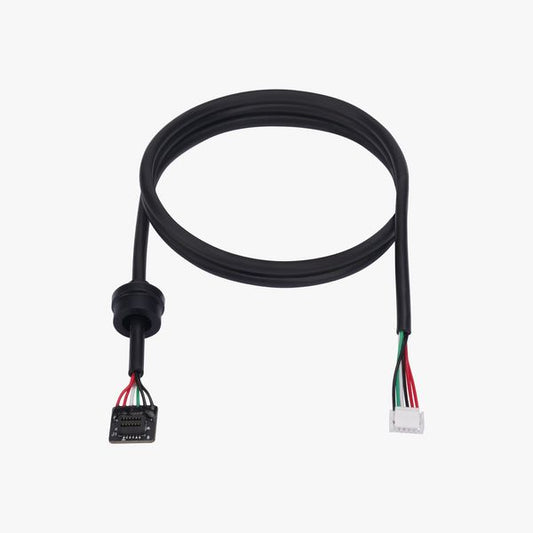 Bambu Lab Toolhead Cable for P1P Series 3D printer, black flexible cable with connectors for precise toolhead connections.