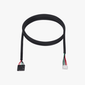 Bambu Lab Toolhead Cable for P1S Series 3D printer, black flexible cable with connectors, used for toolhead connections.