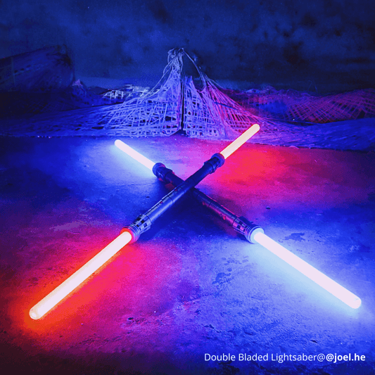 Bambu Lab Light Staff with Sound Effects Kit components, featuring a sleek bamboo design and sound effect accessories.