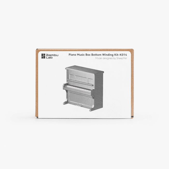 Bambu Lab Piano Music Box Bottom Winding Kit components including gears and winding mechanisms for repair or assembly.
